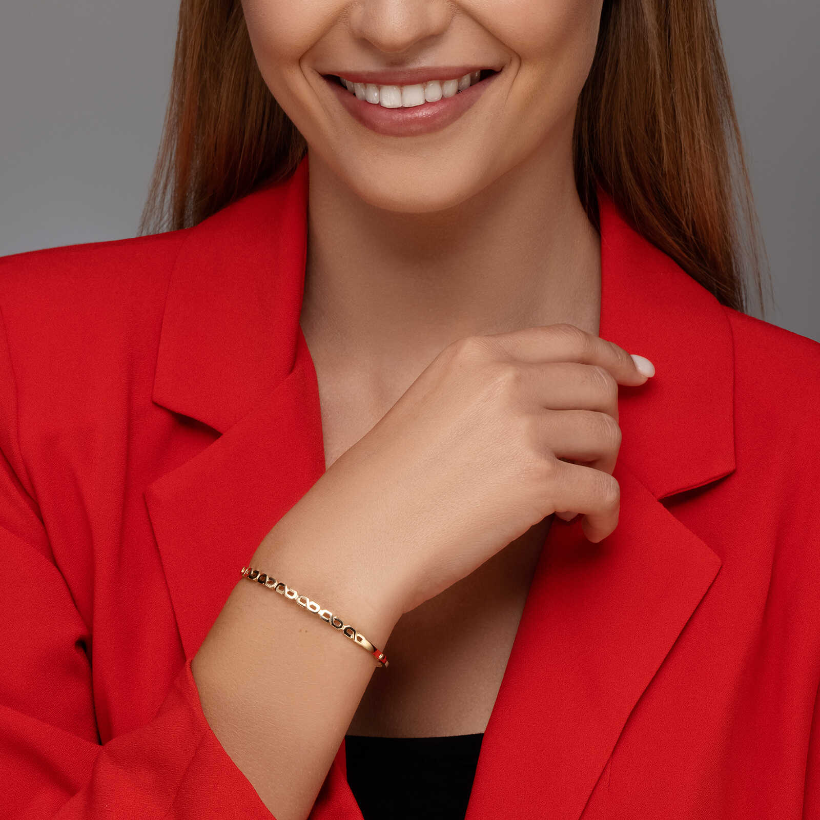 הלן- צמיד זהב קשיח