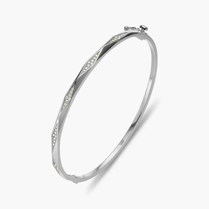 צמיד זהב קשיח מדיסון