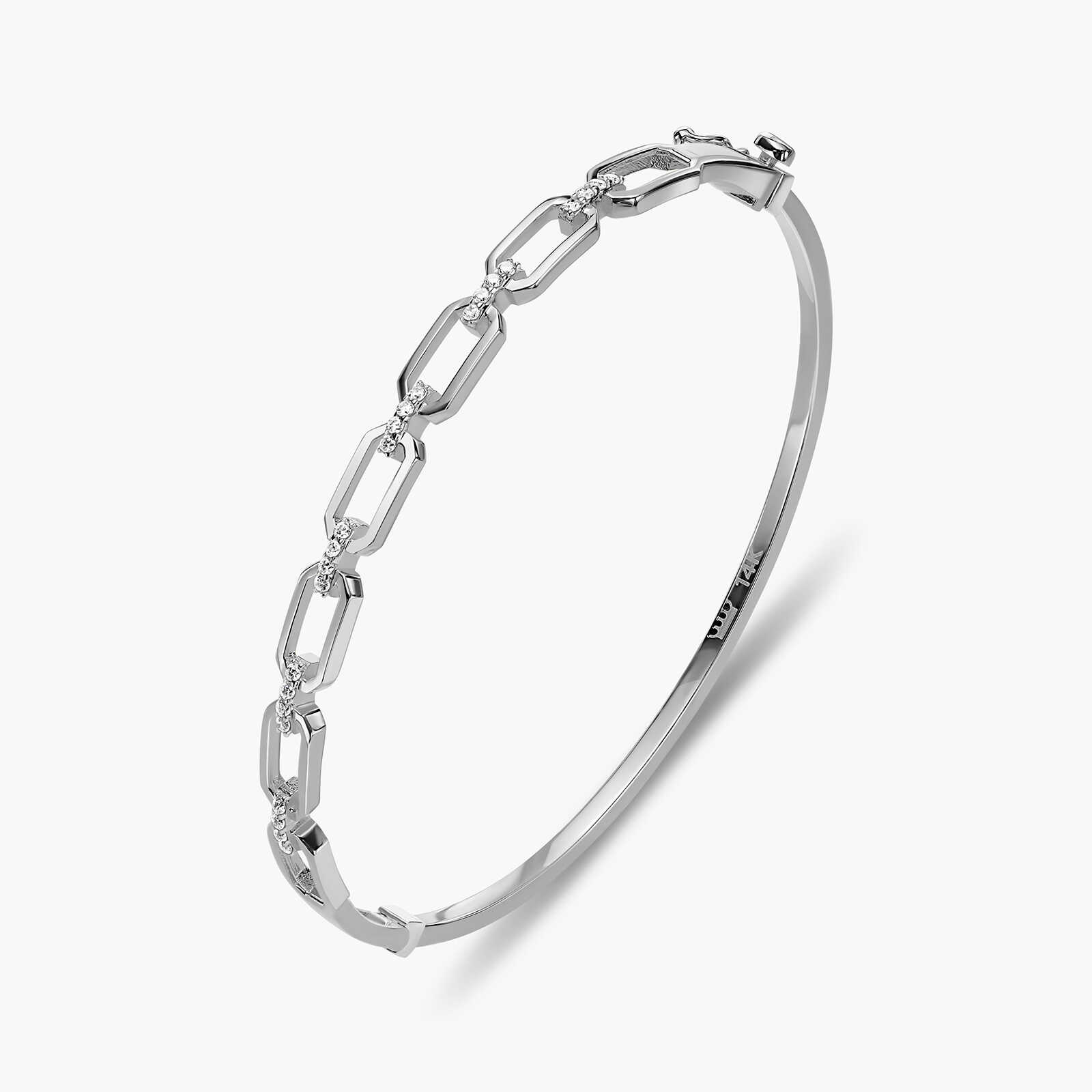 צמיד זהב קשיח קלייר