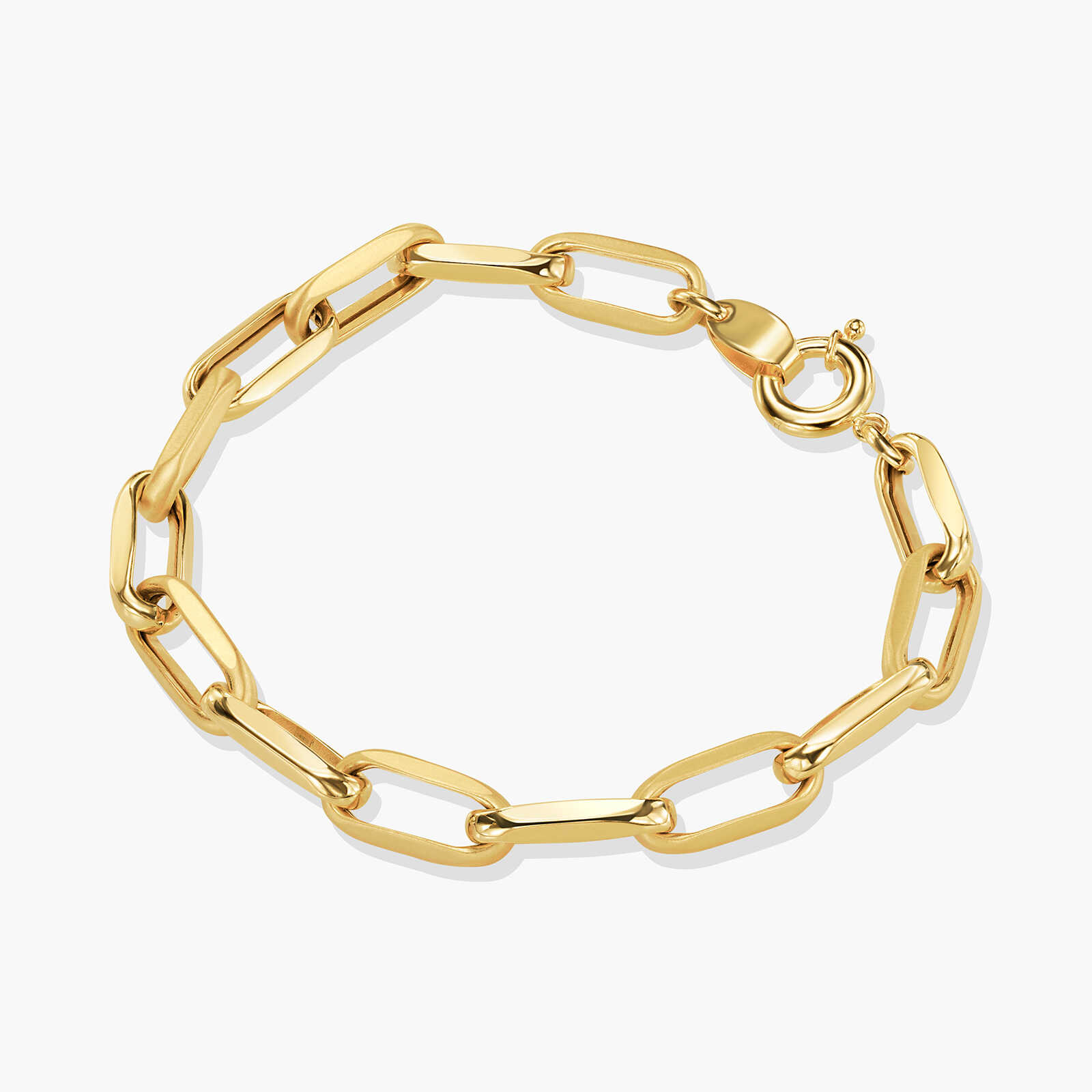 צמיד זהב גורמט בגימור מט ומבריק