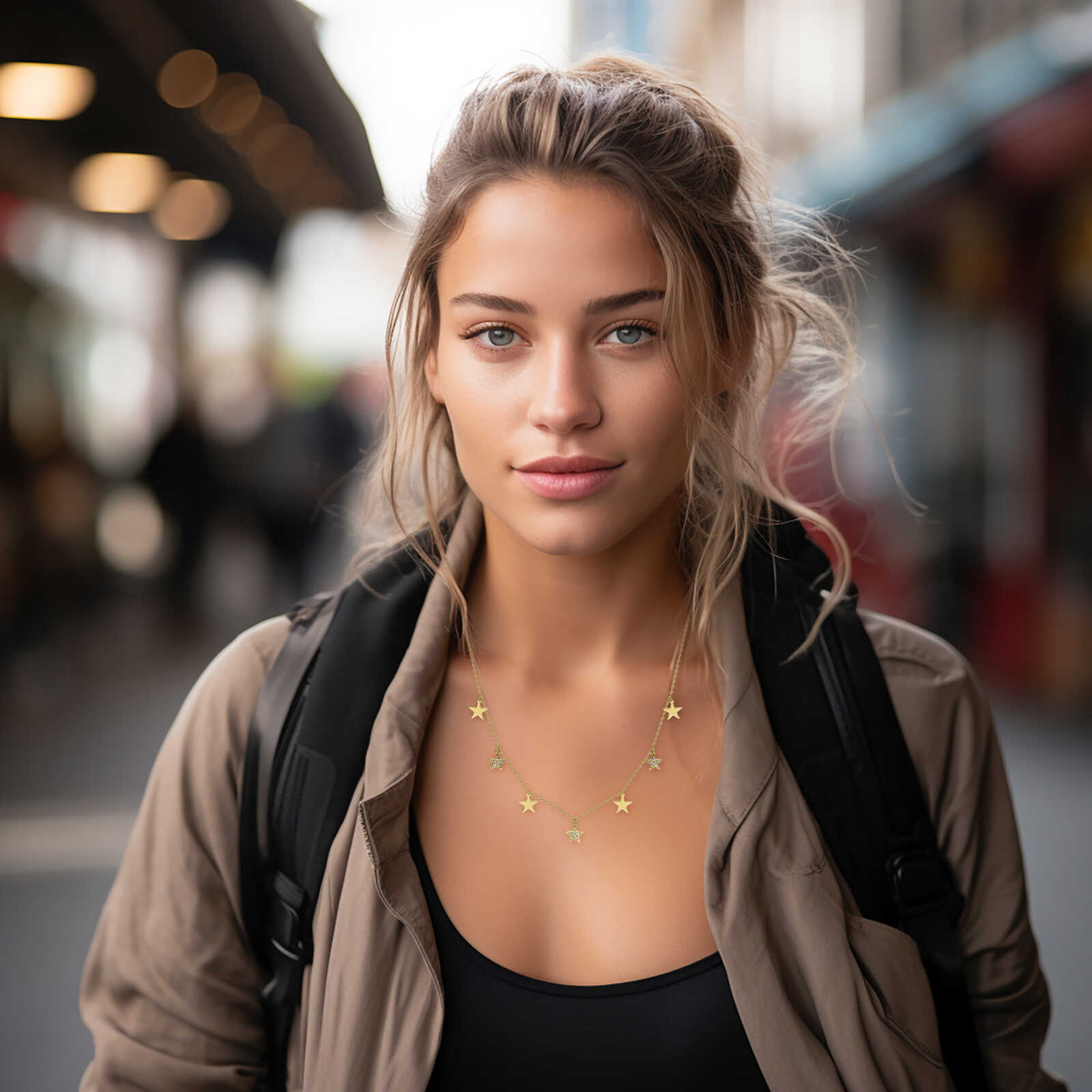 שרשרת זהב כוכבים