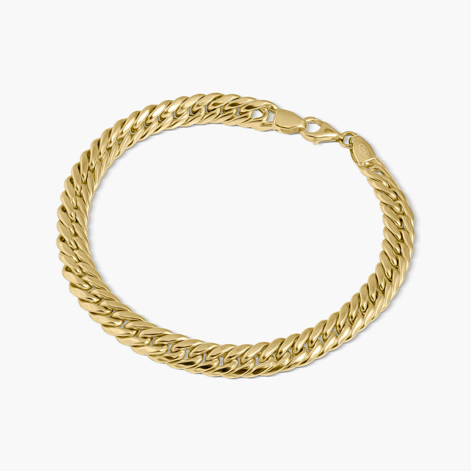 צמיד חוליות מזהב 14K