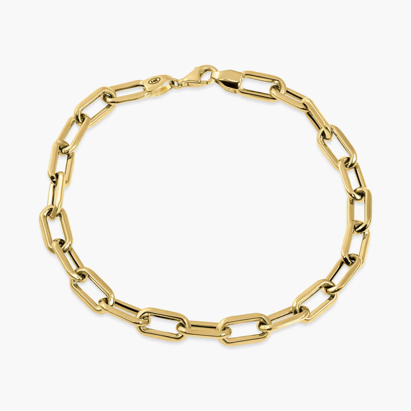 צמיד חוליות זהב 14K