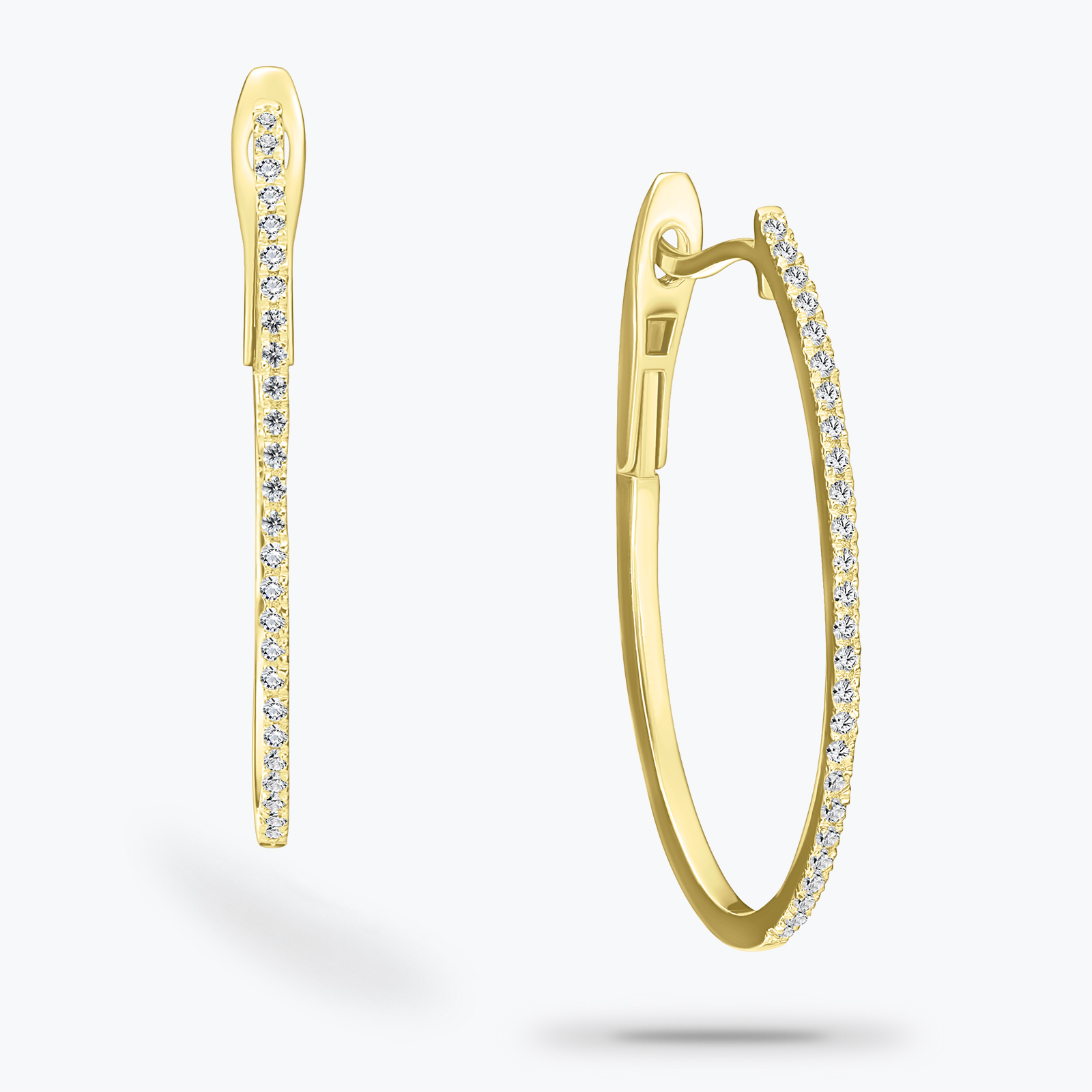 עגילי יהלומים נלי