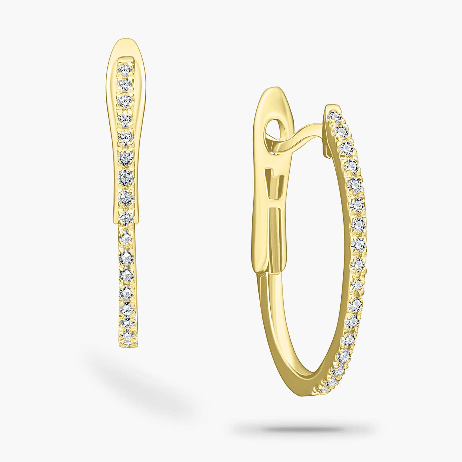 עגילי יהלומים הלן