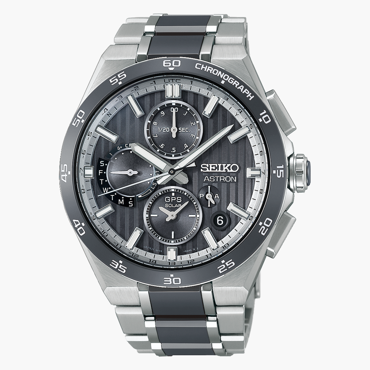 שעון Seiko Astron GPS Solar Dual-Time Chronograph 