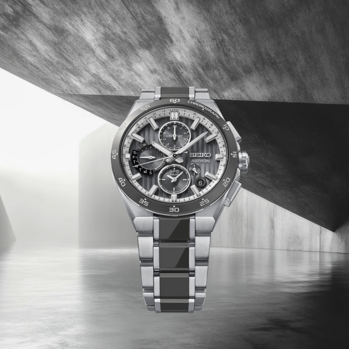שעון Seiko Astron GPS Solar Dual-Time Chronograph 