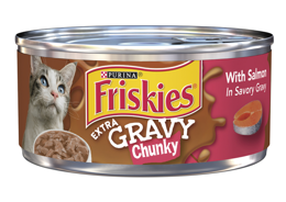 24 יח פריסקיז שימורים לחתול נתחי צ'אנקי סלמון עם EXTRA רוטב