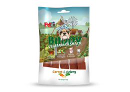 באדי סנאק חטיף צמחוני לכלב עם גזר וסלרי