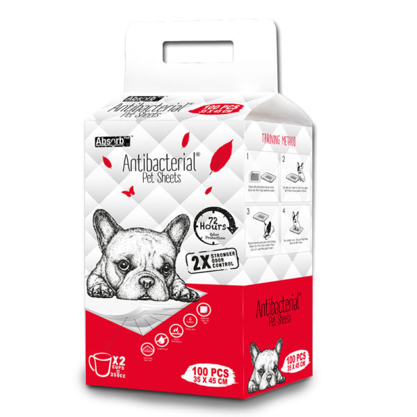 אבסורב 100 יחידות פדים אנטיבקטריאליים