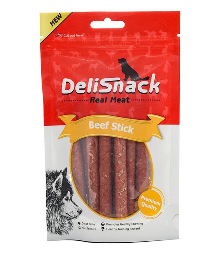 דליסנק חטיף לכלב מקלות בקר