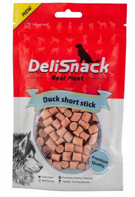 דליסנק חטיף לכלב מקלוני ברווז