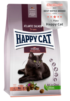 הפי קט סטרלייז סלמון לחתולים בוגרים