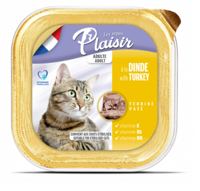 פלזיר מעדן לחתול בוגר בטעם הודו