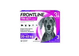 פרונטליין טריאקט למניעת פרעושים וקרציות בכלבים 20 ק''ג עד 40 ק''ג