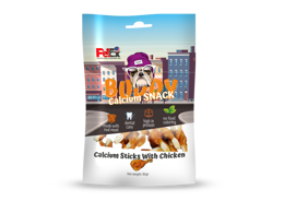 באדי סנאק חטיף לכלב מקלות קלציום עטופים בבשר עוף