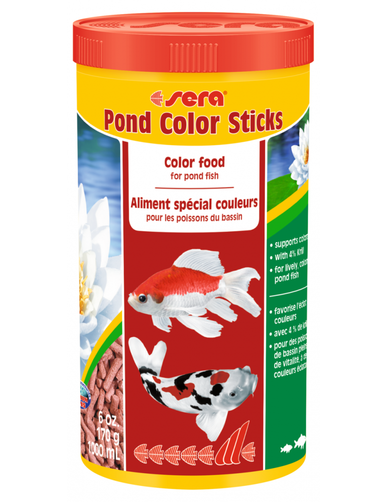 סרה מזון לדגים במבה צבעוני