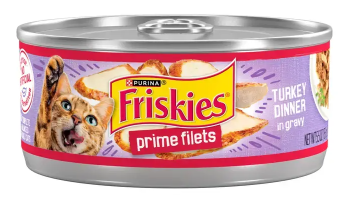 24 יח פריסקיז שימורים לחתול פריים פילה הודו ברוטב