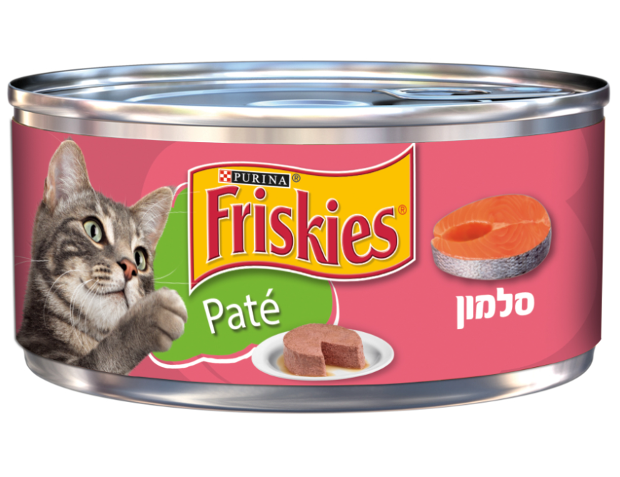 24 יח פריסקיז שימורים לחתול פטה סלמון