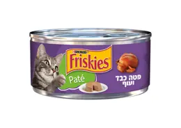 24 יח פריסקיז שימורים לחתול פטה כבד ועוף