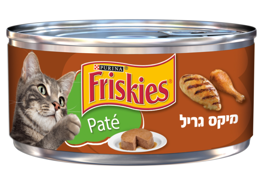 24 יח פריסקיז שימורים לחתול פטה מיקס גריל