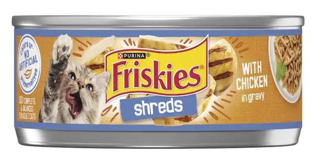 24 יח פריסקיז שימורים לחתול נתחי עוף ברוטב