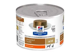 מגש (12יח) מזון רפואי לחתולים וכלבים שימורי הילס A/D