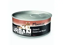 מגש שימורים לחתול מוס עuף וכבד עוף 24 יחידות