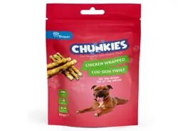 צ'אנקיז מקלות מעור דג בציפוי עוף