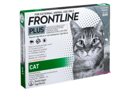 טיפות למניעת פרעושים וקרציות בחתולים פרונטליין פלוס
