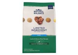 נאטורל באלנס מזון יבש לכלב גור כבש ואורז חום