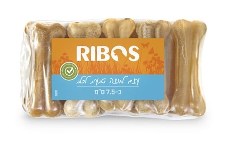 ריבוס עצמות דחוסות ללעיסה לכלב קטן