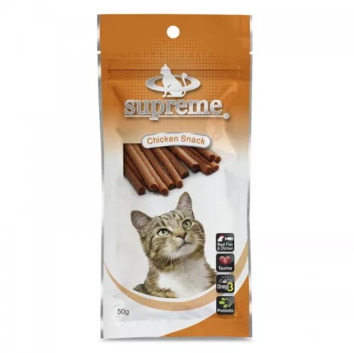 חטיף בשר בטעם עוף לחתול של סופרים