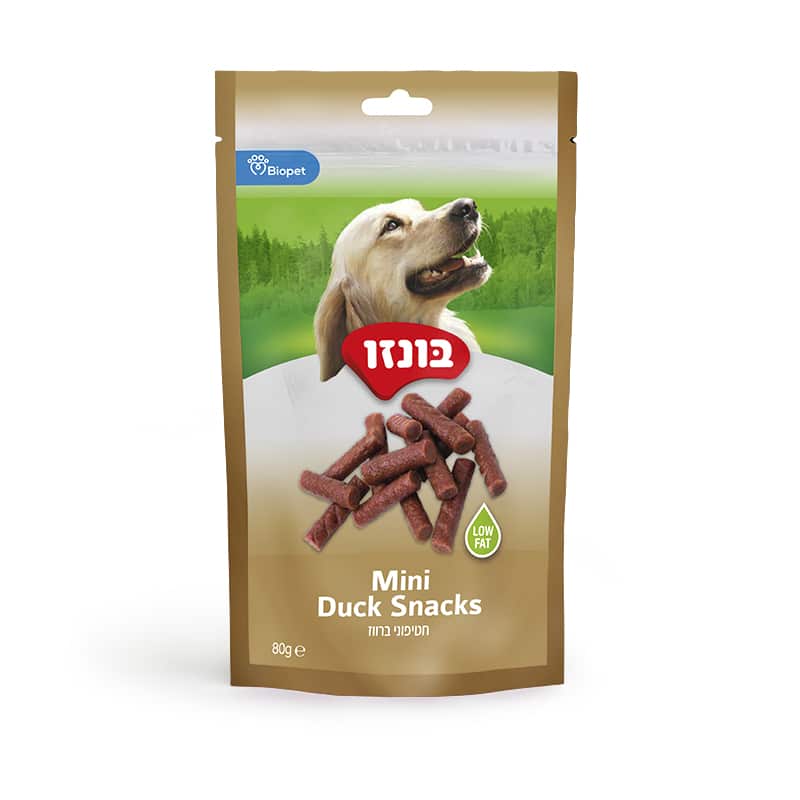 בונזו חטיפים לכלב חטיפוני בונזו ברווז