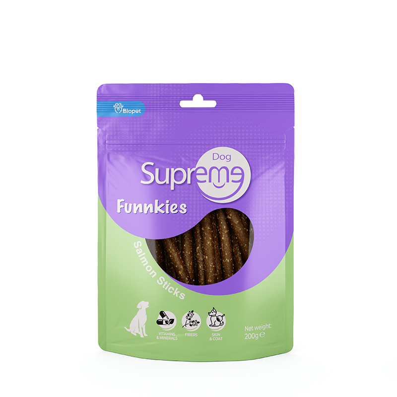 סופרים פאנקיז חטיף עצם עוף ובקר לכלבים