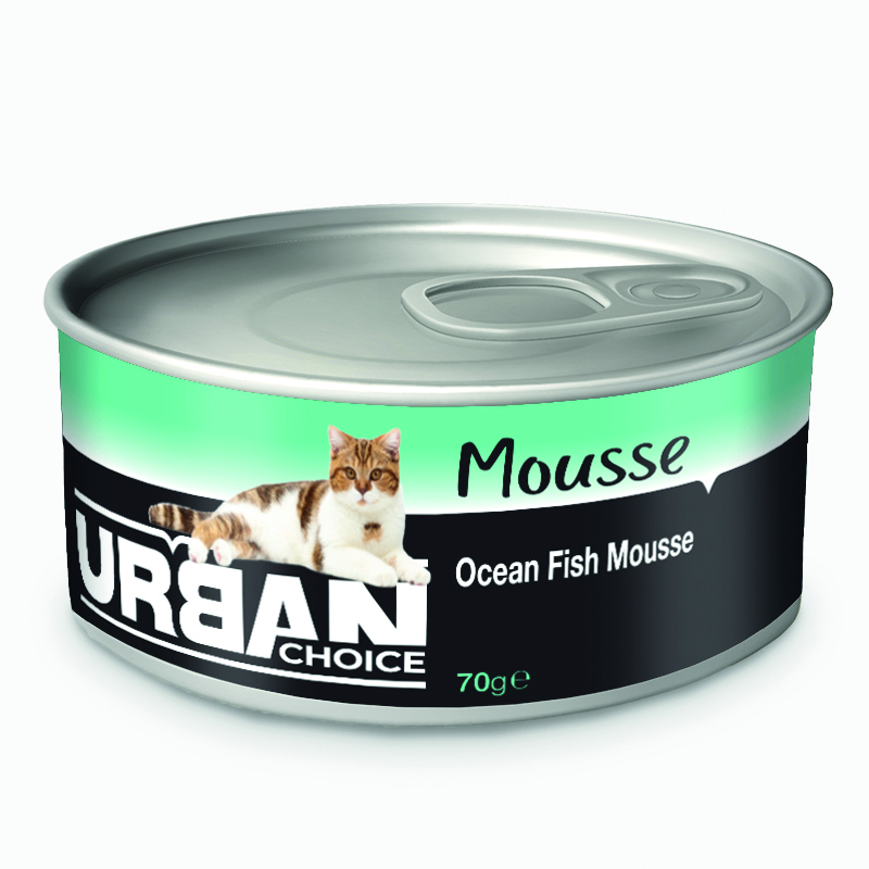 מגש שימורים לחתול מוס דגי אוקיינוס 24 יחידות