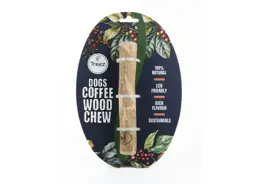 טריז עץ קפה לכלב בגודל בינוני