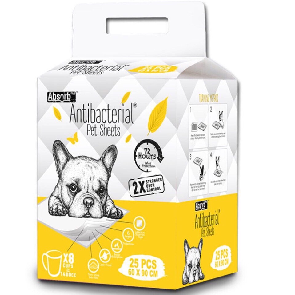 אבסורב 25 יחידות פדים אנטיבקטריאליים ענקיים