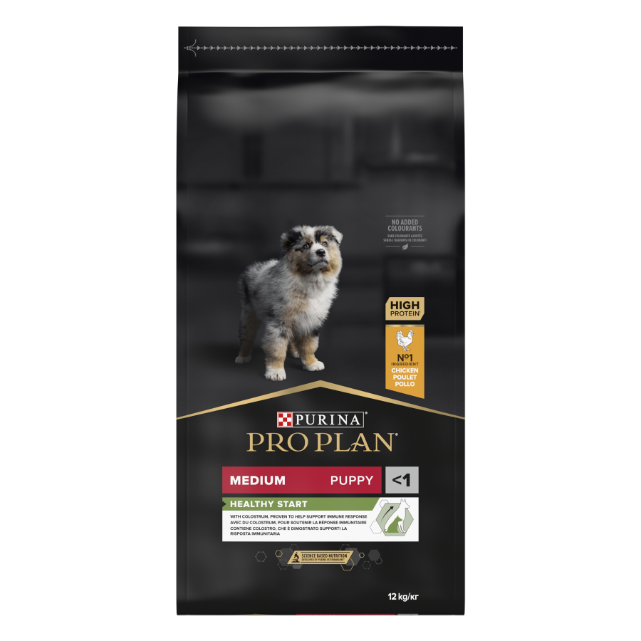 פרו פלאן אוכל לכלב גור בינוני עוף