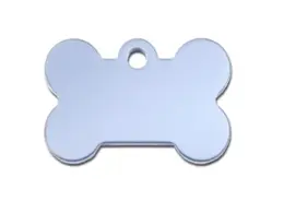 תג שם  עצם קטנה כחול פסטל לכלב