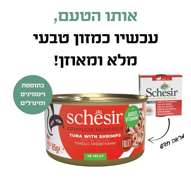שזיר מעדן מלא לחתול נתחוני טונה עם חסילונים בג'לי 
