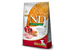 ND אנסס מזון לכלב גור מיני עוף ורימון