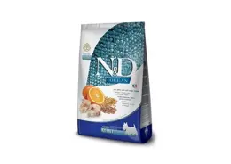 ND OCEAN דג קוד דגנים ותפוז לכלב בוגר מיני