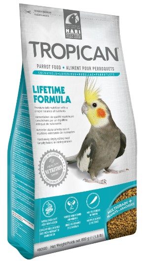 טרופיקן מזון כופתיות לקוקוטיל