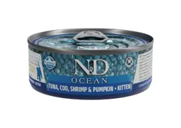 N&D אושן מעדן לחתול גור טונה, דג קוד ושריפס