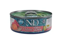 N&D נטורל מעדן לחתול טונה וסלמון