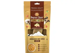 אריזת עצם חלב יאק לכלב גדול בטעם חמאת בוטנים