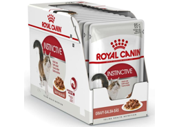 מארז 12 יחידות רויאל קנין פאוץ' לחתול בוגר אינסטינקטיב ברוטב
