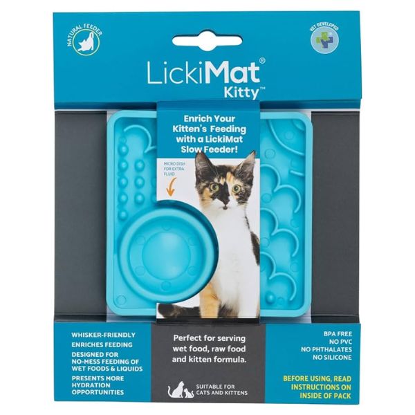 משטח ליקוק והאכלה אינטראקטיבי לגורי חתולים