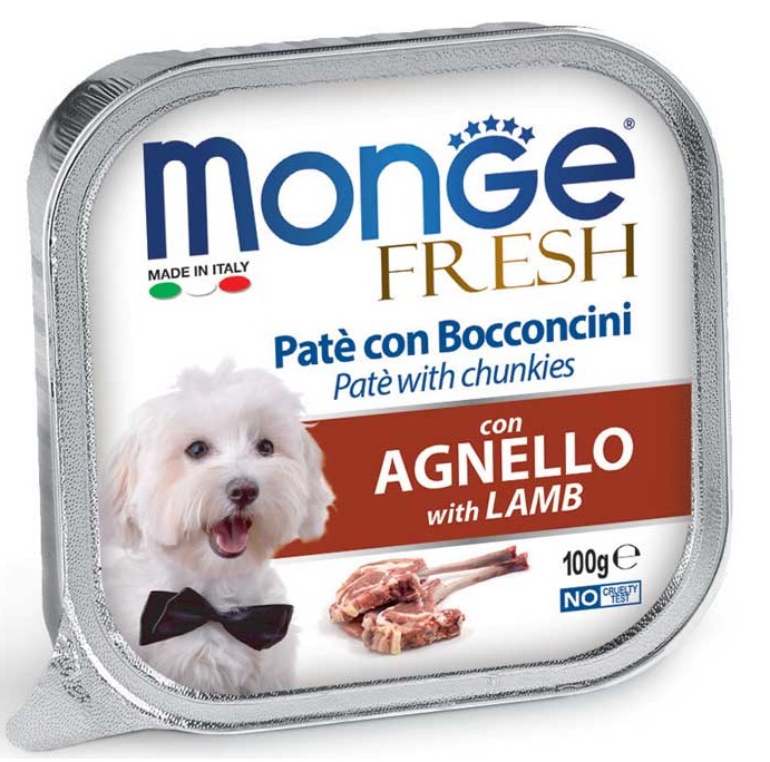 מונג' פרש פטה עם נתחי כבש